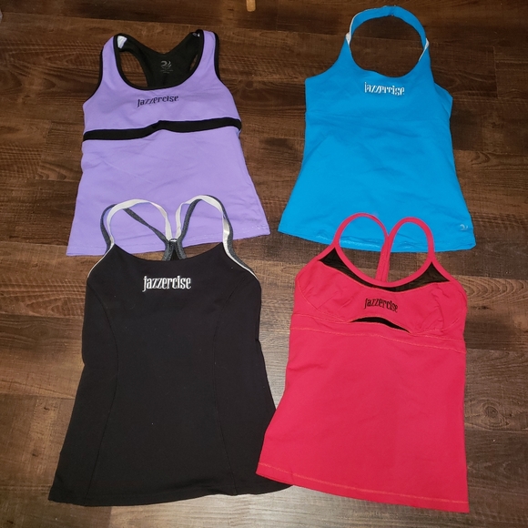 KOS Tops Kos Jazzercise Tank Top Bundle Of 4 Poshmark